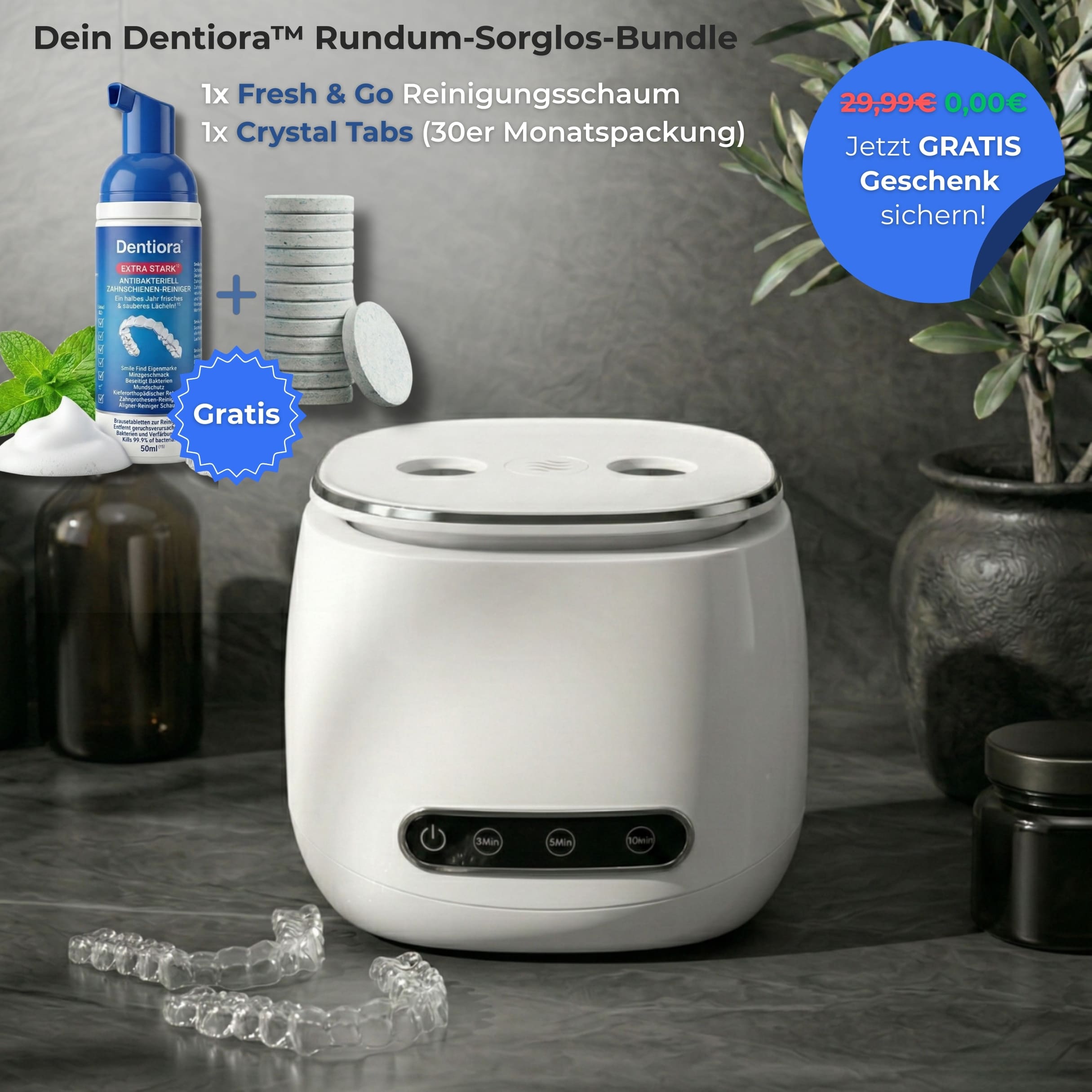 Dentiora Ultrapod Pro – 360° Mund-Hygiene-Station