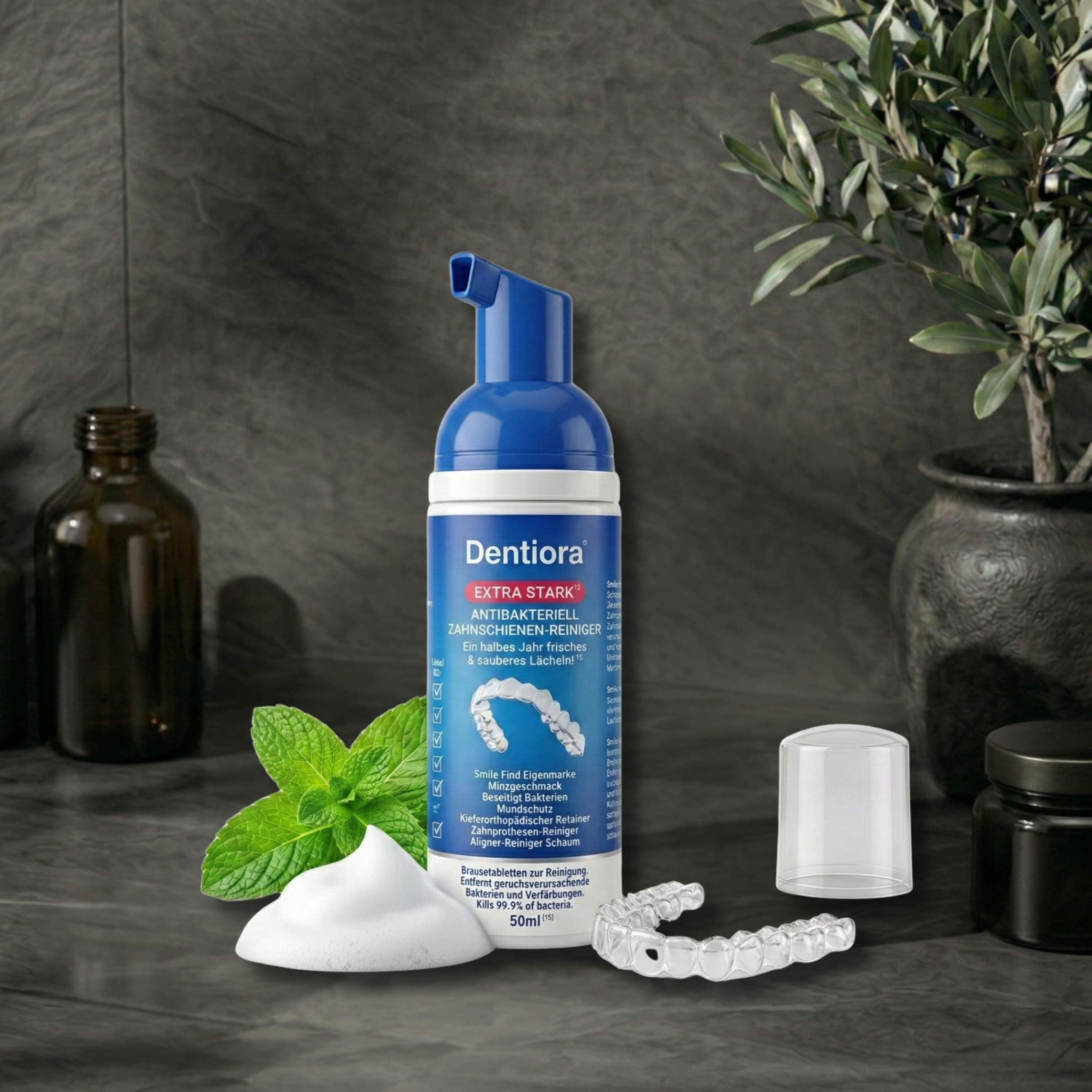 Dentiora Fresh & Go Zahnschienen Schaumreiniger